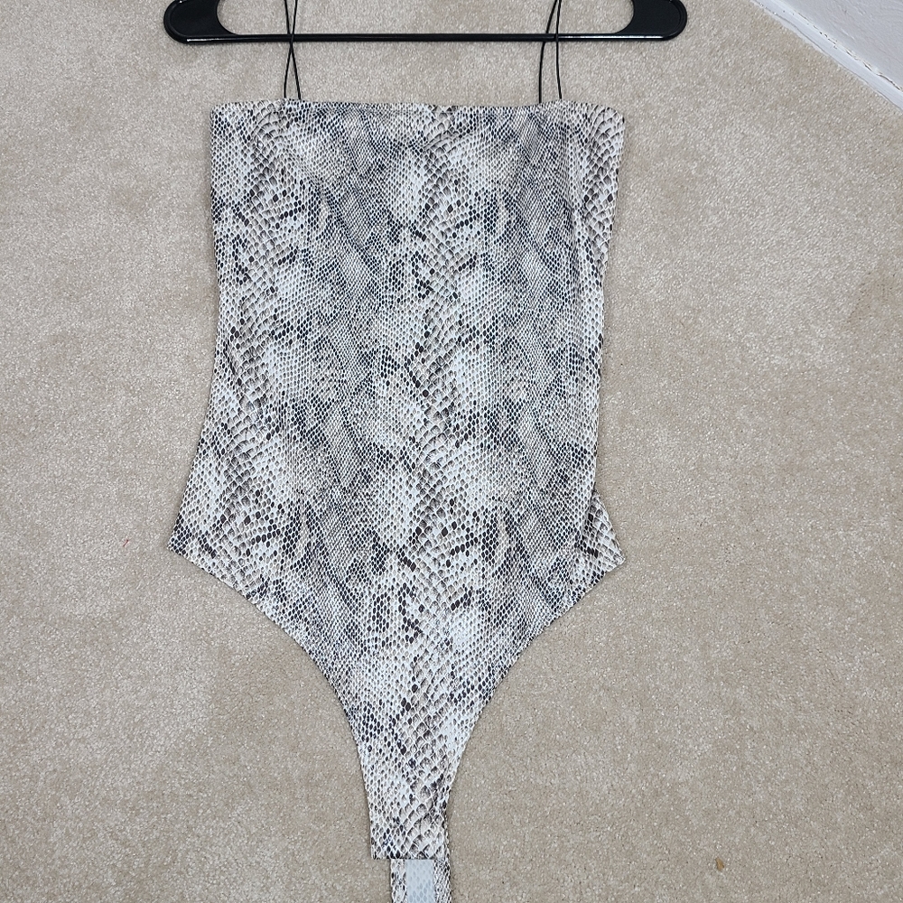Windsor Faux Snake Skin Bodysuit
